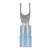 Install Bay BNST6 Blue Nylon Spade Terminals 16-14 Gauge #6 - Package of 100