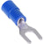Install Bay BNST8 Blue Nylon Spade Terminals 16-14 Gauge #8 - Package of 100