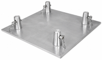 MR TRUSS BP1414 Universal 14" × 14" Aluminum Base Plate for 12" Square Truss Systems
