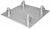 MR TRUSS BP1414 Universal 14" × 14" Aluminum Base Plate for 12" Square Truss Systems