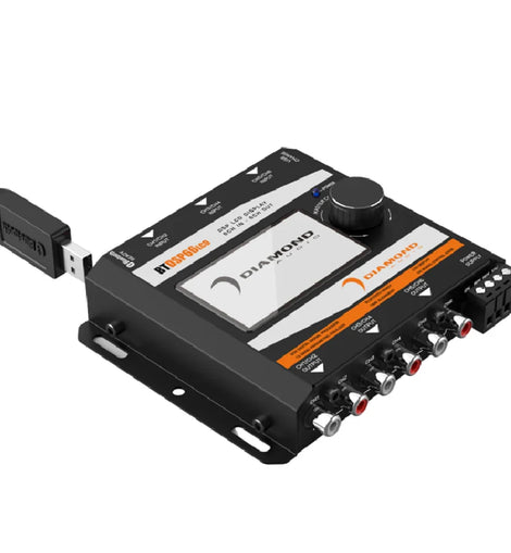 Diamond Audio BTDSP66LCD 6-Channel Digital Signal Processor W/Bluetooth & LCD Display