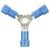 Install Bay BVBC3 Blue Vinyl Butt Connector 16-14 Gauge 3 Way - Package of 100