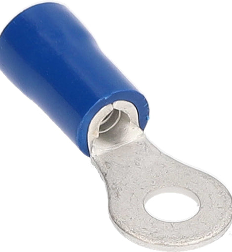 Install Bay BVRT10 Blue Vinyl Ring Terminal 16-14 Gauge #10 - Package of 100