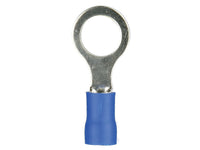 Install Bay BVRT516 Blue Vinyl Ring Terminal 16-14 Gauge 5/16 inch