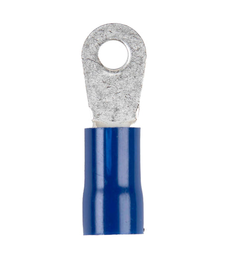 Install Bay BVRT610 Blue Vinyl Ring Terminal 6 Gauge #10 - Package of 25