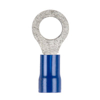 Install Bay BVRT612 Blue Vinyl Ring Terminal 6 Gauge 1/2 inch - Package of 25
