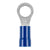 Install Bay BVRT638 Blue Vinyl Ring Terminal 6 Gauge 3/8 Inch - Package of 25