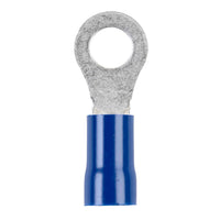 Install Bay BVRT6516 Blue Vinyl Ring Terminal 6 Gauge 5/16 inch - Package of 25