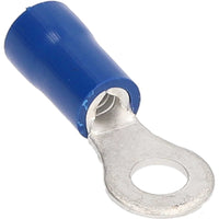 Install Bay BVRT8 Blue Vinyl Ring Terminal 16-14 Gauge #8 - Package of 100