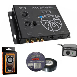 Soundstream BX-10 Digital Bass Reconstruction Processor with Remote+ Free Absolute Electrical Tape+ Phone Holder