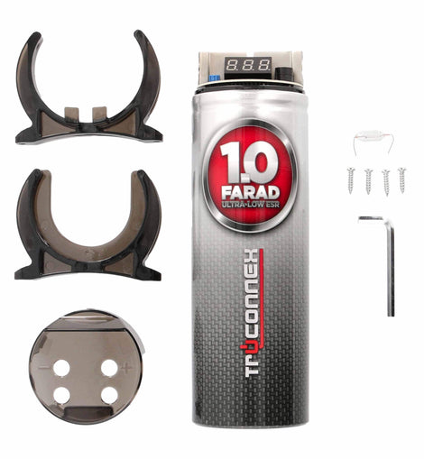 Metra TCCAP1D (By-Cap1) One Farad Digital Capacitor Truconnex Silver
