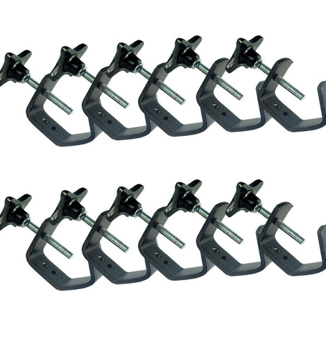 10 MR DJ CL35 Universal Multi-Purpose C Clamp Light Mounting Lighting Truss Mounts