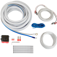 Cerwin Vega CAKM42 4 Gauge Complete Waterproof Amp Kit, 20ft. with RCA, Speaker Cable