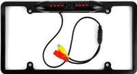 Backup Camera Rearview License Plate Frame for PIONEER AVH Series Black