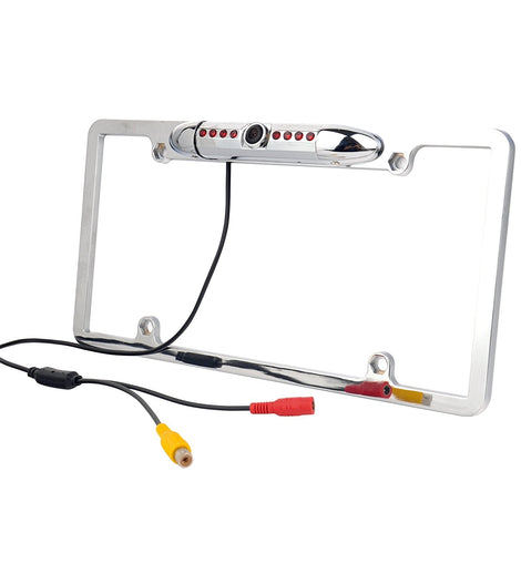 For KVT-7012BT Quality Night Vision Color Rear View Camera Chrome Frame