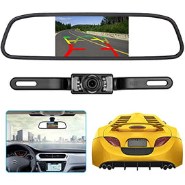 Absolute CAMPACK-700 7" TFT/LCD Rear View Mirror Monitor + Rear View Night Vision Camera