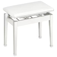 Casio CB-30WE Height-Adjustable Metal Artist Bench (White)