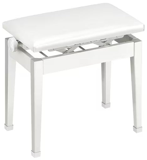 Casio CB-30WE Height-Adjustable Metal Artist Bench (White)