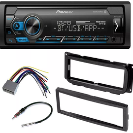 Pioneer MVH-S322BT Car Stereo Single Din Kit Fit 2002-2004 Dodge Dakota