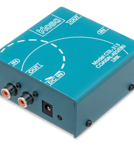 Hosa CDL-313 S/PDIF Coax to AES/EBU Digital Audio Interface