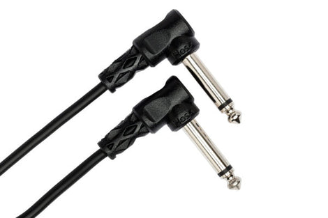 Hosa CFS-106 Guitar Pedalboard Patch Cable - Right Angle to Right Angle - 6 inch