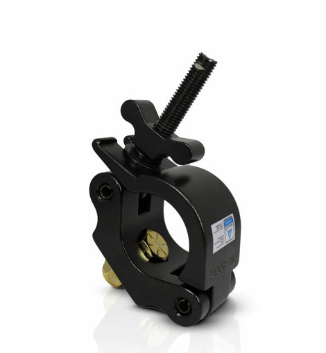 Galaxy Stage GS-C102P Standard Half Coupler Clamp Black Heavy-Duty Aluminum Truss Mount Clamp