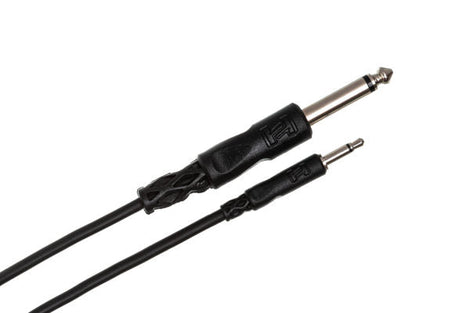 Hosa CMP-310 Interconnect Cable - 3.5mm TS Male to 1/4-inch TS Male - 10 foot
