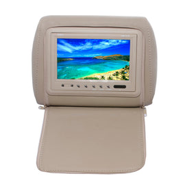 Absolute COM711IRC 7.5" Universal Headrest TFT/LCD Monitor W/IR Zipper Cover