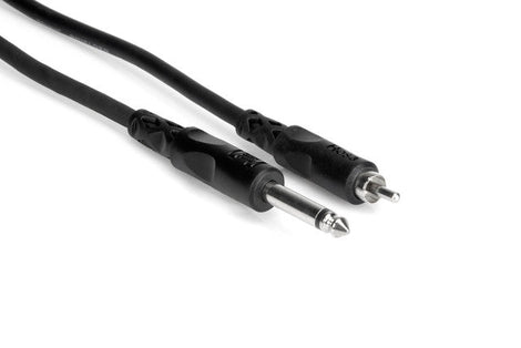Hosa CPR-115 Interconnect Cable - 1/4-inch TS Male to RCA Male - 15 foot