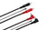 Hosa CRA-203DJ Stereo Interconnect Dual RCA to Dual Right Angle RCA Cable with Ground Wire - 9.9 foot