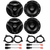 JVC CS-DF620 300W 6.5" Front & Rear Speakers Package Fit 2020-2025 Toyota Corolla