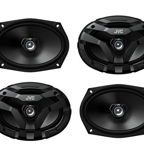 2 Pair JVC CS-DF6920 800W Peak (60W RMS) 6