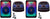 2 MR DJ CUBE12 12" Rechargeable Portable Bluetooth Karaoke Speaker with Party Flame Lights Microphone TWS USB FM Radio