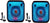 2 MR DJ CUBE8 8" Rechargeable Portable Bluetooth Karaoke Speaker with Party Flame Lights Microphone TWS USB FM Radio
