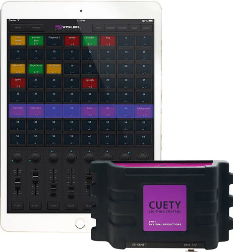 Antari Cuety LPU-1 Cuety LPU DMX Lighting Control Software & Interface for iOS/Android