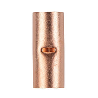 Install Bay CUR1-0 Copper Uninsulated Butt Connector 1/0 Gauge Package of 10