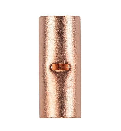 Install Bay CUR1-0 Copper Uninsulated Butt Connector 1/0 Gauge Package of 10