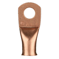 Install Bay CUR412 Copper Uninsulated Ring Terminal 4 Gauge 1/2 inch