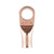 Install Bay CUR438 Copper Uninsulated Ring Terminal 4 Gauge 3/8 inch