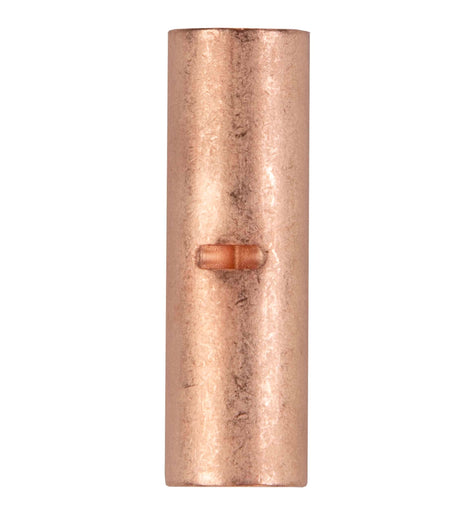 Install Bay CUR4 Copper Uninsulated Butt Connector 4 Gauge Package of 25