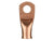 Install Bay CUR612 Copper Uninsulated Ring Terminal 6 Gauge 1/2 inch