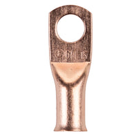 Install Bay CUR614 Copper Uninsulated Ring Terminal 6 Gauge 1/4 inch