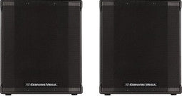 2 Cerwin Vega CVE-18S 18" 1000 Watts Powered Subwoofer