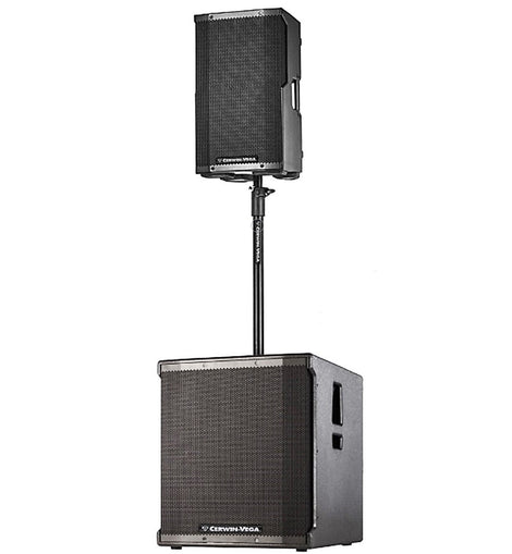 Cerwin Vega CVE-15 & CVX-18S & MR DJ SS50 Pole Bundle