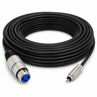 MR DJ CXFR25 25-Foot XLR Female to RCA Male Professional Audio Cable