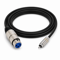 MR DJ CXFR6 6-Foot XLR Female to RCA Male Professional Audio Cable