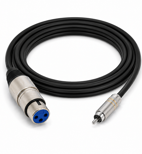 MR DJ CXFR6 6-Foot XLR Female to RCA Male Professional Audio Cable