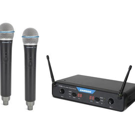 Samson SWC288XHQ8-K Handheld Dual-Channel Rackmount Wireless Microphone System