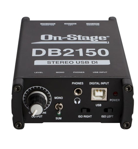 On-Stage DB2150 Passive USB DI Box