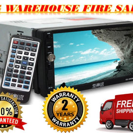 Absolute DD-3000 Double Din receiver 7" DVD CD MP3 player Double Din head unit car stereo with pioneer TS-G1620F, TS-G6930F speakers & TW600 tweeter
